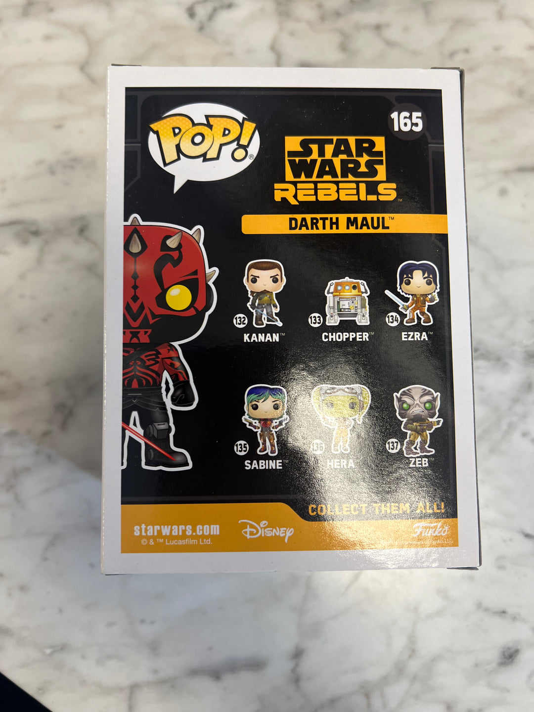 Star Wars Rebels Darth Maul Smuggler’s Bounty Exclusive Funko Pop #165 FP10124