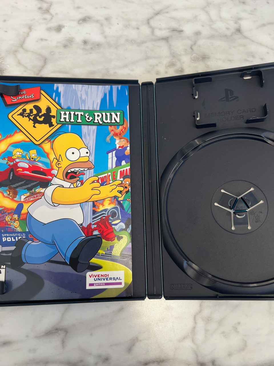 The Simpsons Hit and Run Case and Manual only
