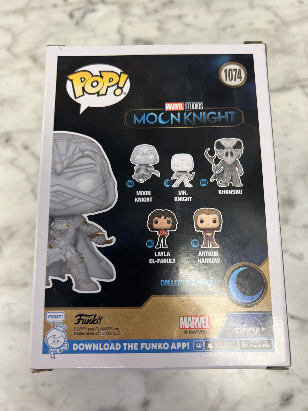 Funko Pop! Marvel Moon Knight #1074 Funko Web Exclusive FP5525