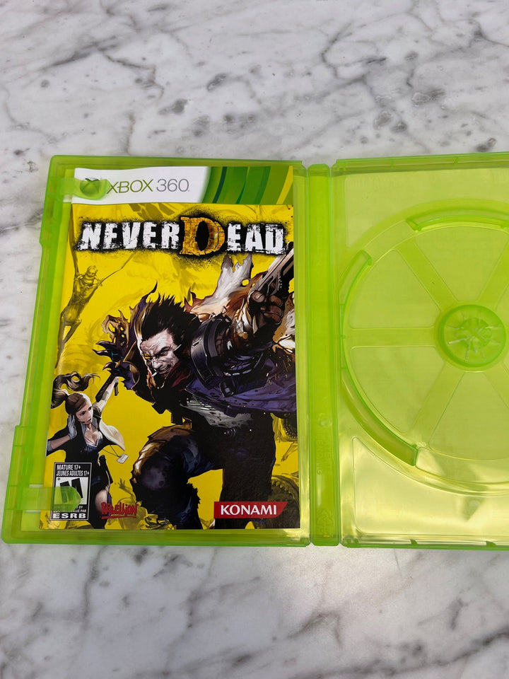 Never Dead Xbox 360 Case and Manual only