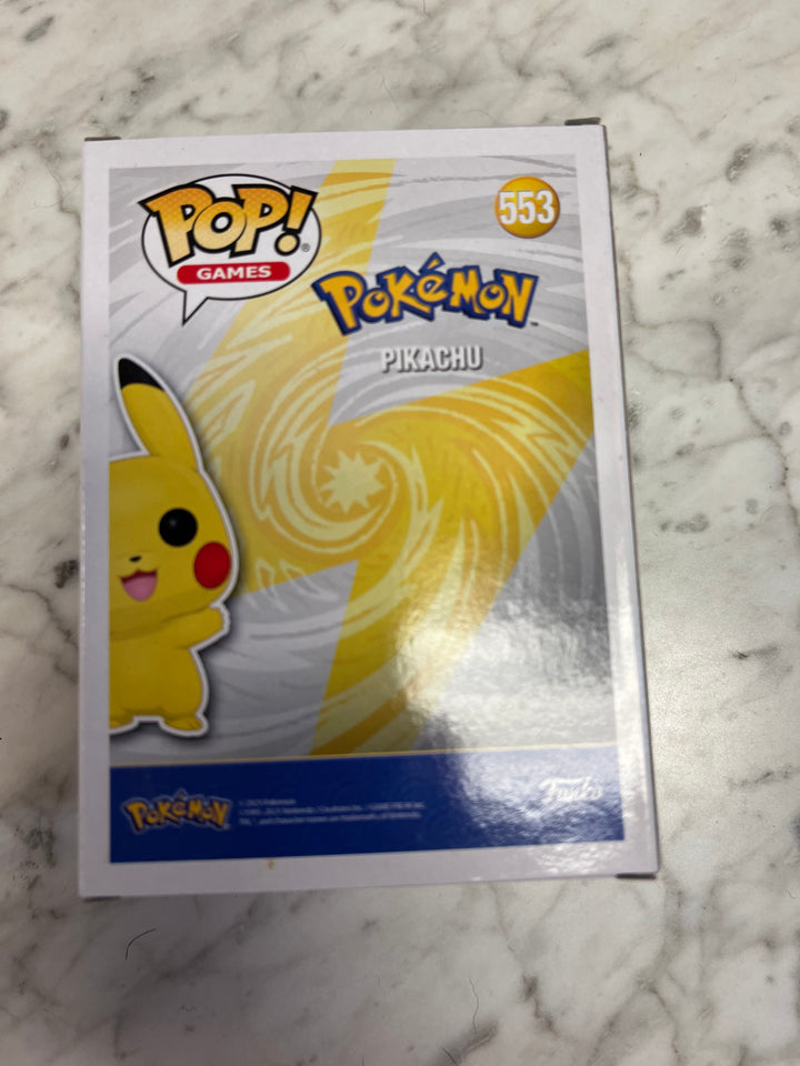 Funko Pop! Games Pikachu #553 Pokemon Diamond Collection Gamestop Exclusive FP5525