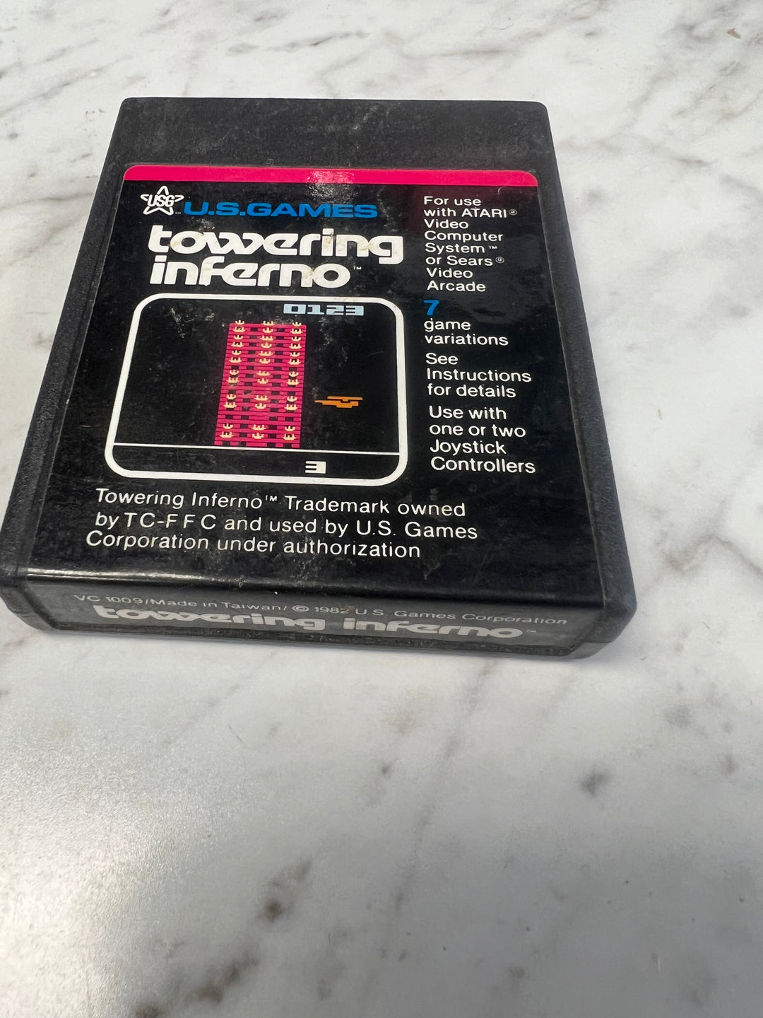 Towering Inferno for Atari 2600 Cart Only DU72524