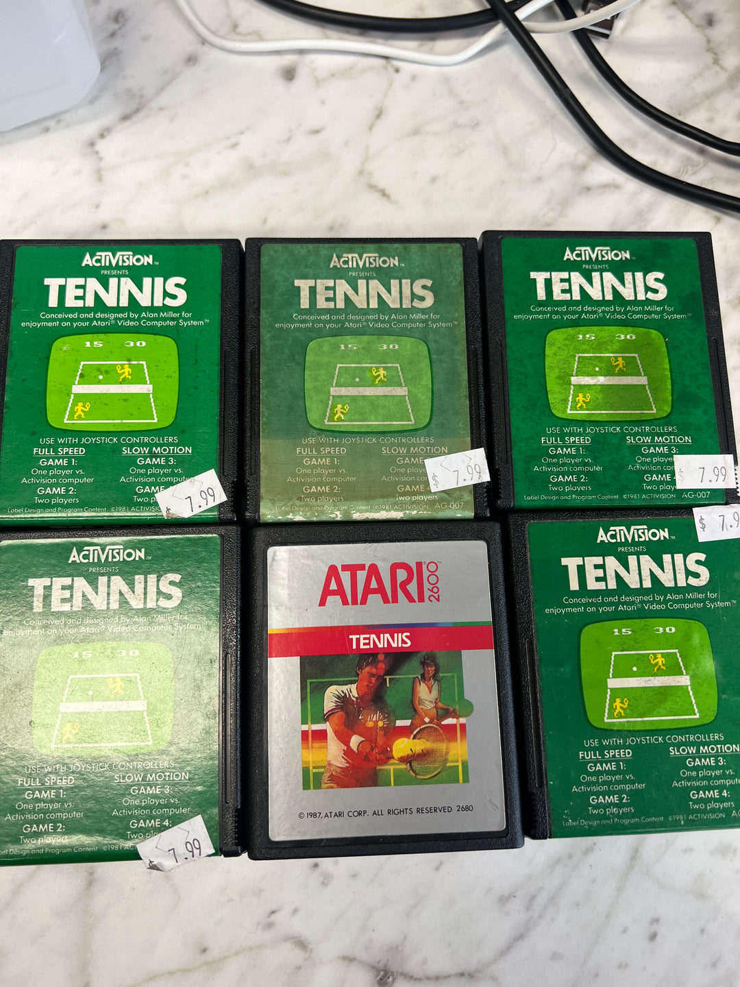 Tennis for Atari 2600 Cart Only DU72524