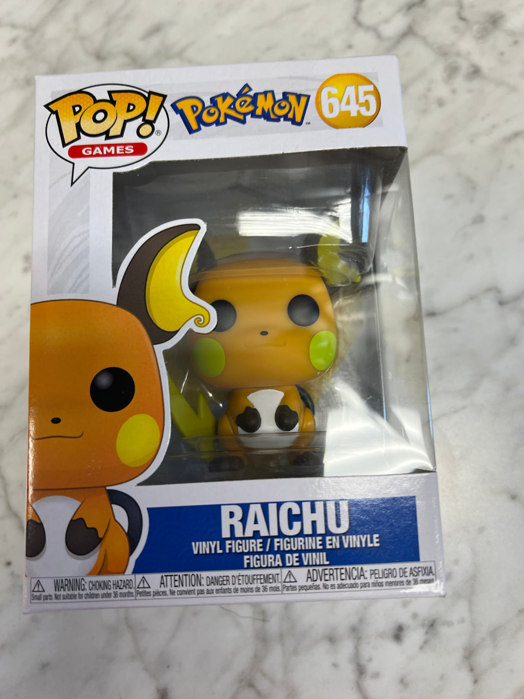 Funko Pop! Games Raichu #645 Pokemon Imperfect Box FP5525