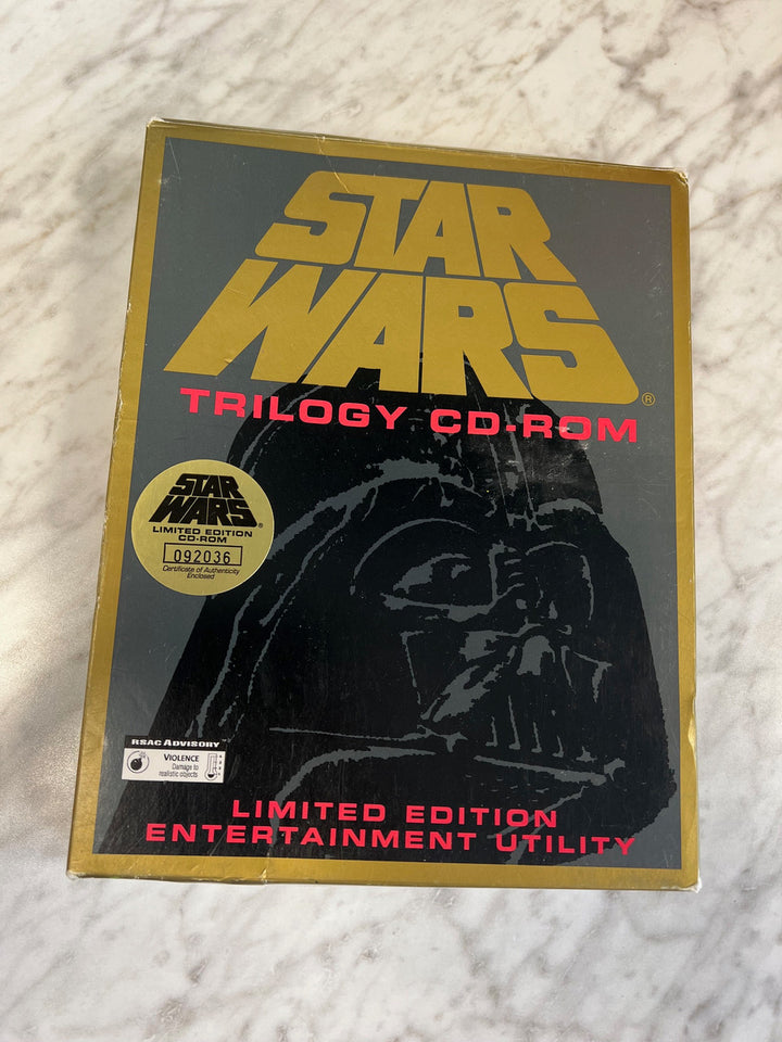 Star Wars Trilogy CD-ROM Limited Edition Entertainment Utility PC/Mac Big Box