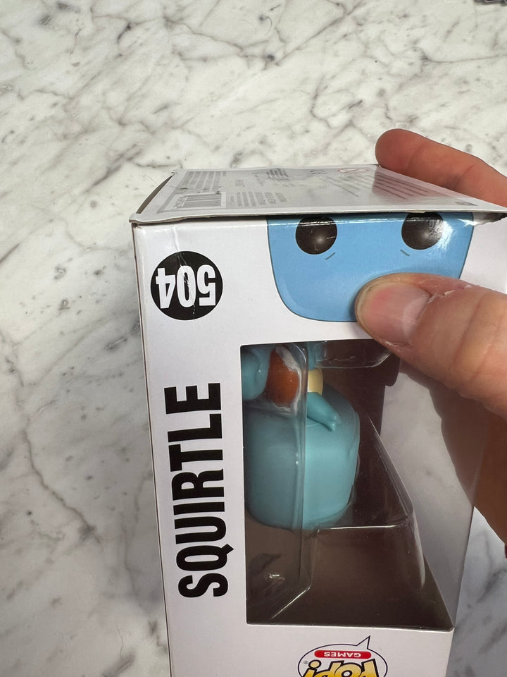 Funko Pop!  Games Squirtle #504 Pokemon Imperfect Box FP5525