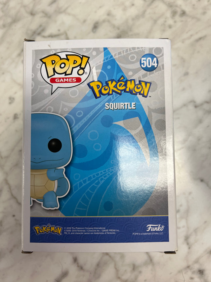 Funko Pop!  Games Squirtle #504 Pokemon Imperfect Box FP5525
