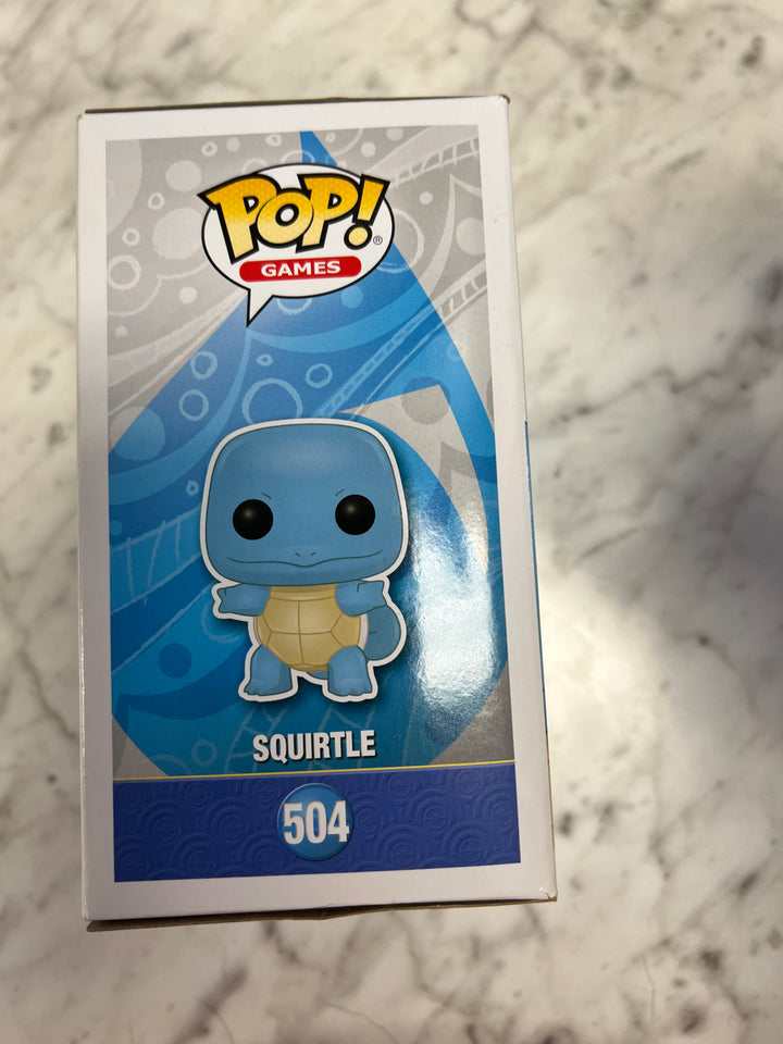 Funko Pop!  Games Squirtle #504 Pokemon Imperfect Box FP5525