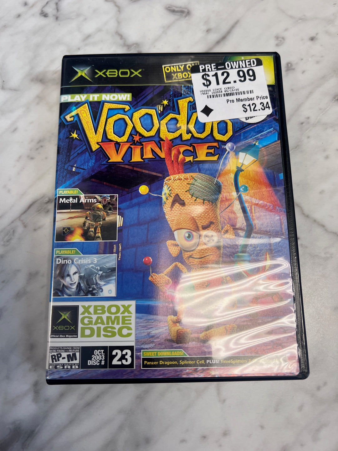 Official Xbox Magazine Demo Disc #23 October 2003 (Voodoo Vince) DE102425