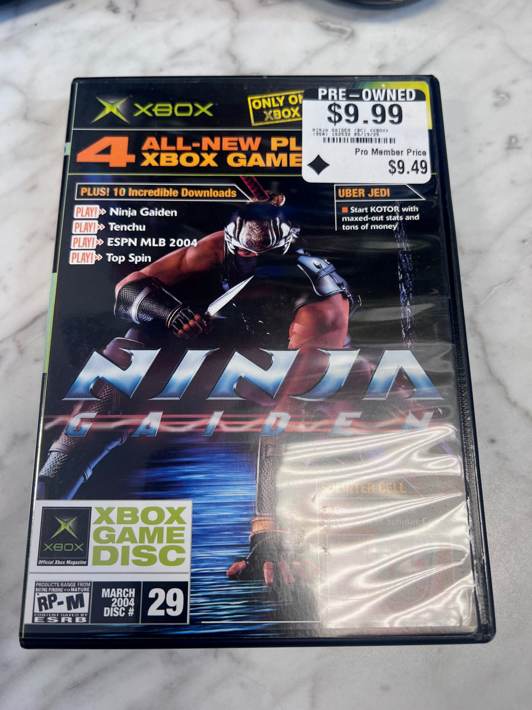 Official Xbox Magazine Demo Disc #29 March 2004 (Ninja Gaiden) DE102425