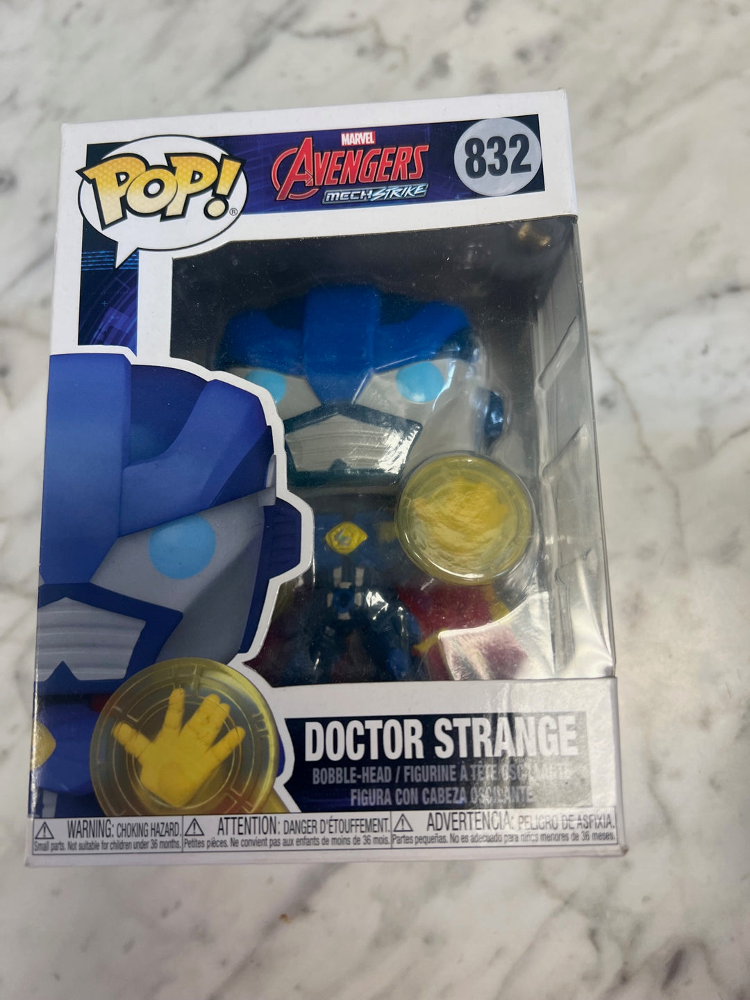Funko Pop! Doctor Strange #832 Avengers MechStrike Damaged Box P72325
