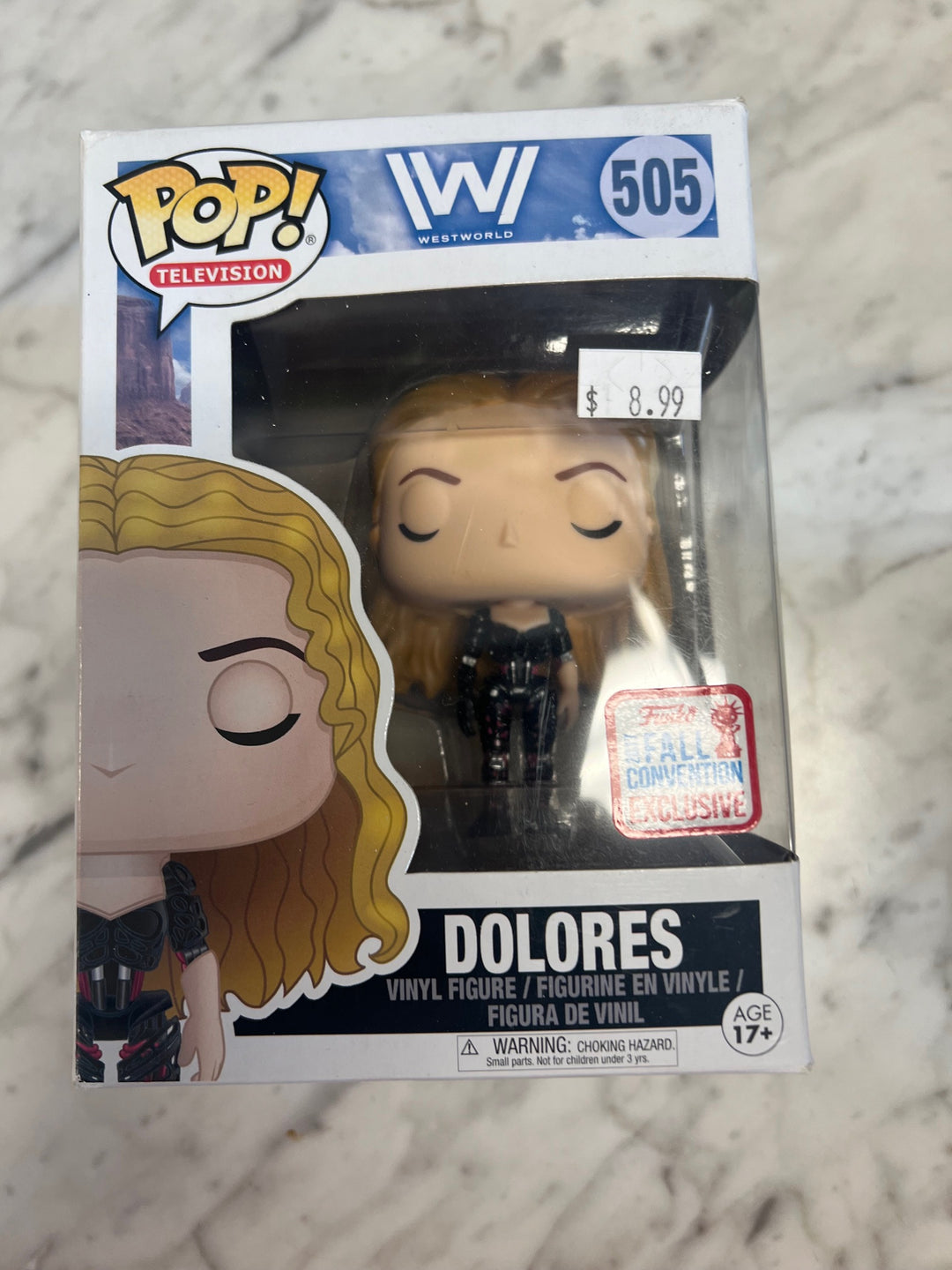 Funko Pop! Dolores #505 Westworld Damaged Box P72325