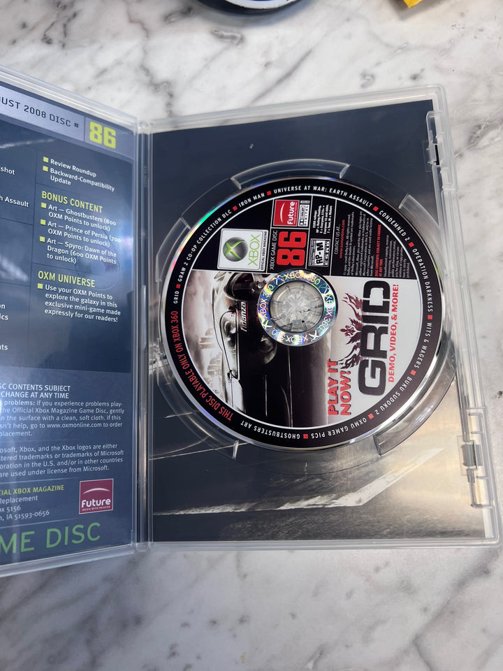 Official Xbox Magazine Demo Disc #86 August 2008 (Grid) DE102425