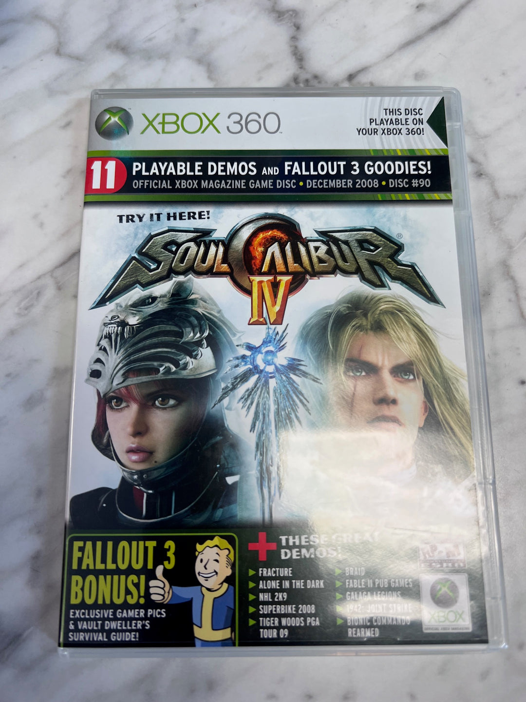 Official Xbox Magazine Demo Disc #90 (Soul Calibur IV) DE102425