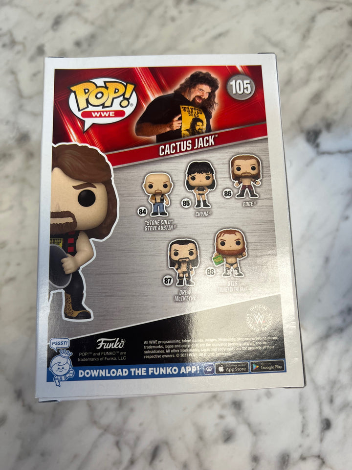 Funko Pop! Cactus Jack #105 WWE Gamestop Exclusive P72325