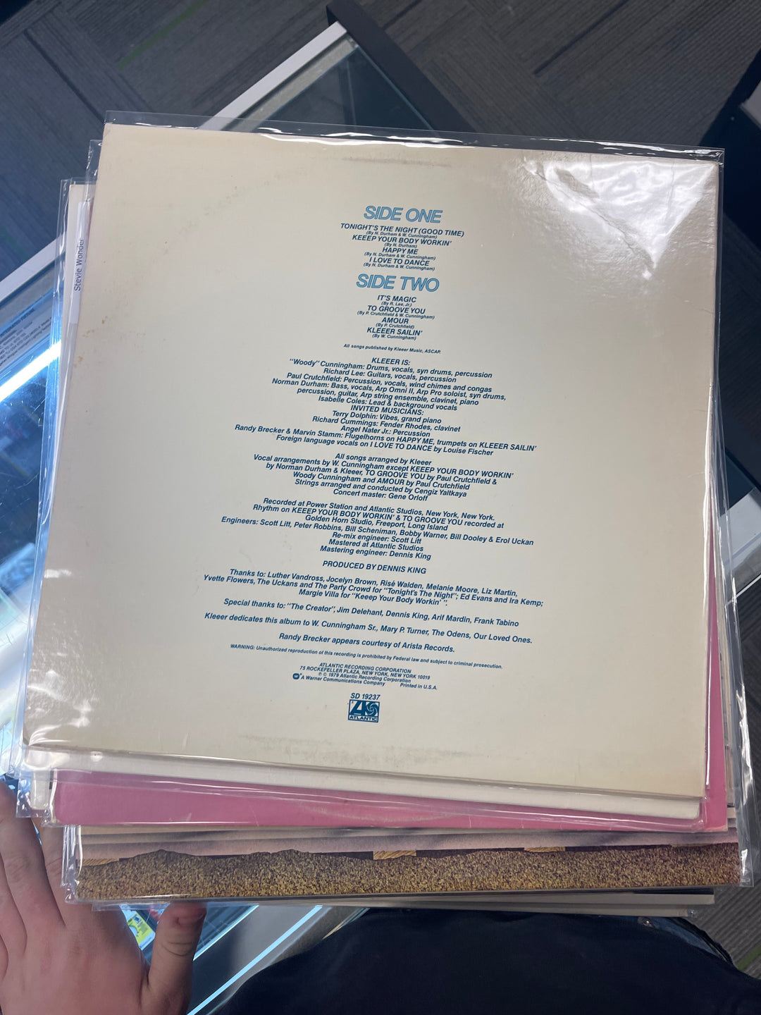 Kleeer - I Love To Dance (NM) Condition Vinyl Record  UR91125