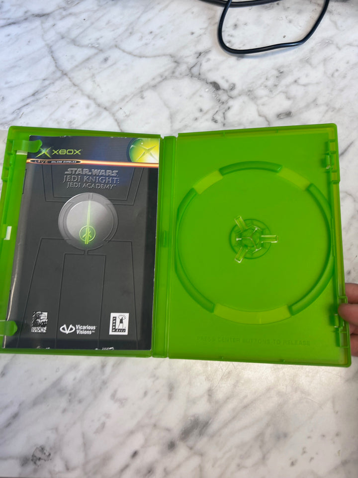 Star Wars Jedi Knight Jedi Academy Original Xbox CASE AND MANUAL ONLY  CO102425