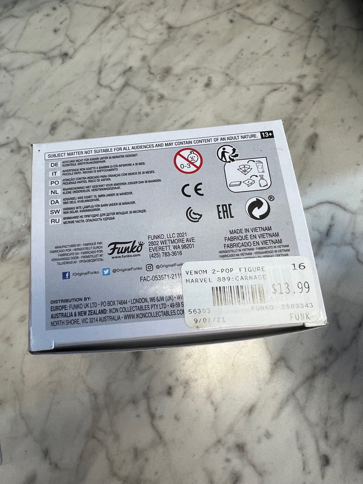 Funko Pop! Carnage #889 Venom Let There Be Carnage P72325