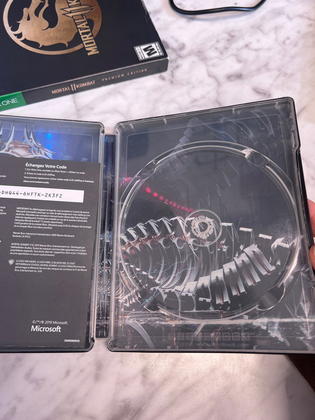 Mortal Kombat 11 Xbox One Premium Edition STEELBOOK CASE ONLY  CO102425