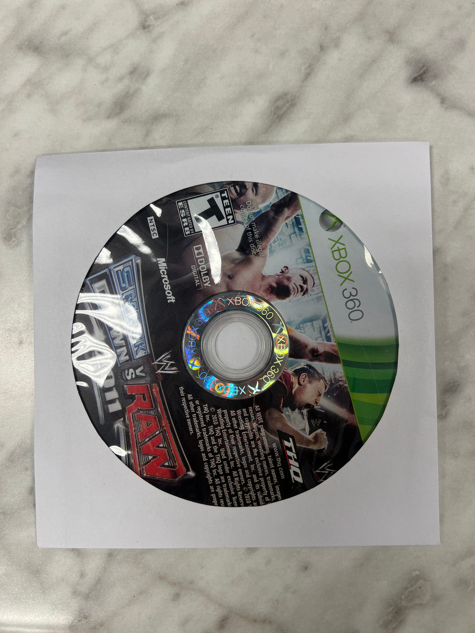 WWE Smackdown vs Raw 2011 Xbox 360 Disc only