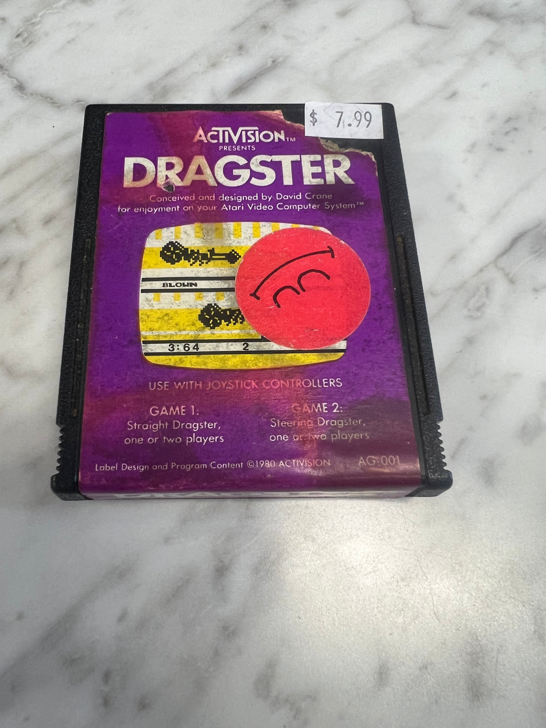 Dragster for Atari 2600 Cart Only DU72524