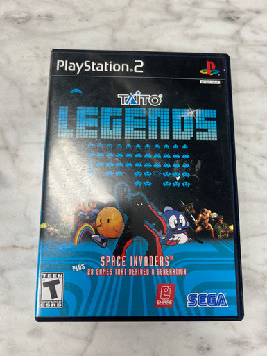 Taito Legends PS2 Playstation 2 Case and Manual only
