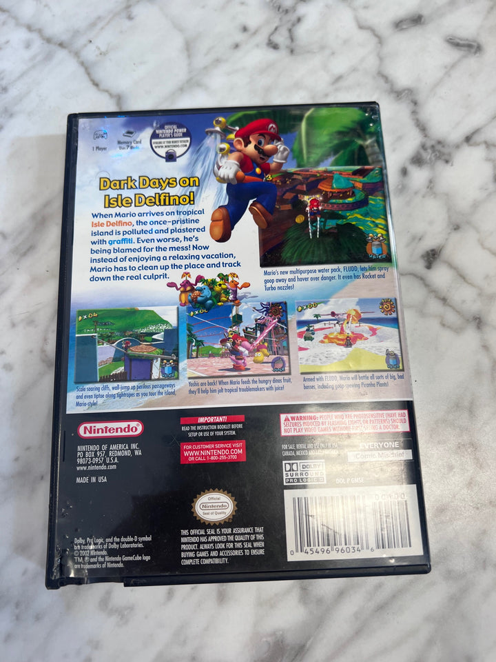 Super Mario Sunshine Nintendo Gamecube CASE ONLY  CO102425