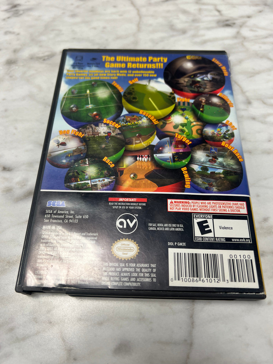 Super Monkey Ball 2 Case Only