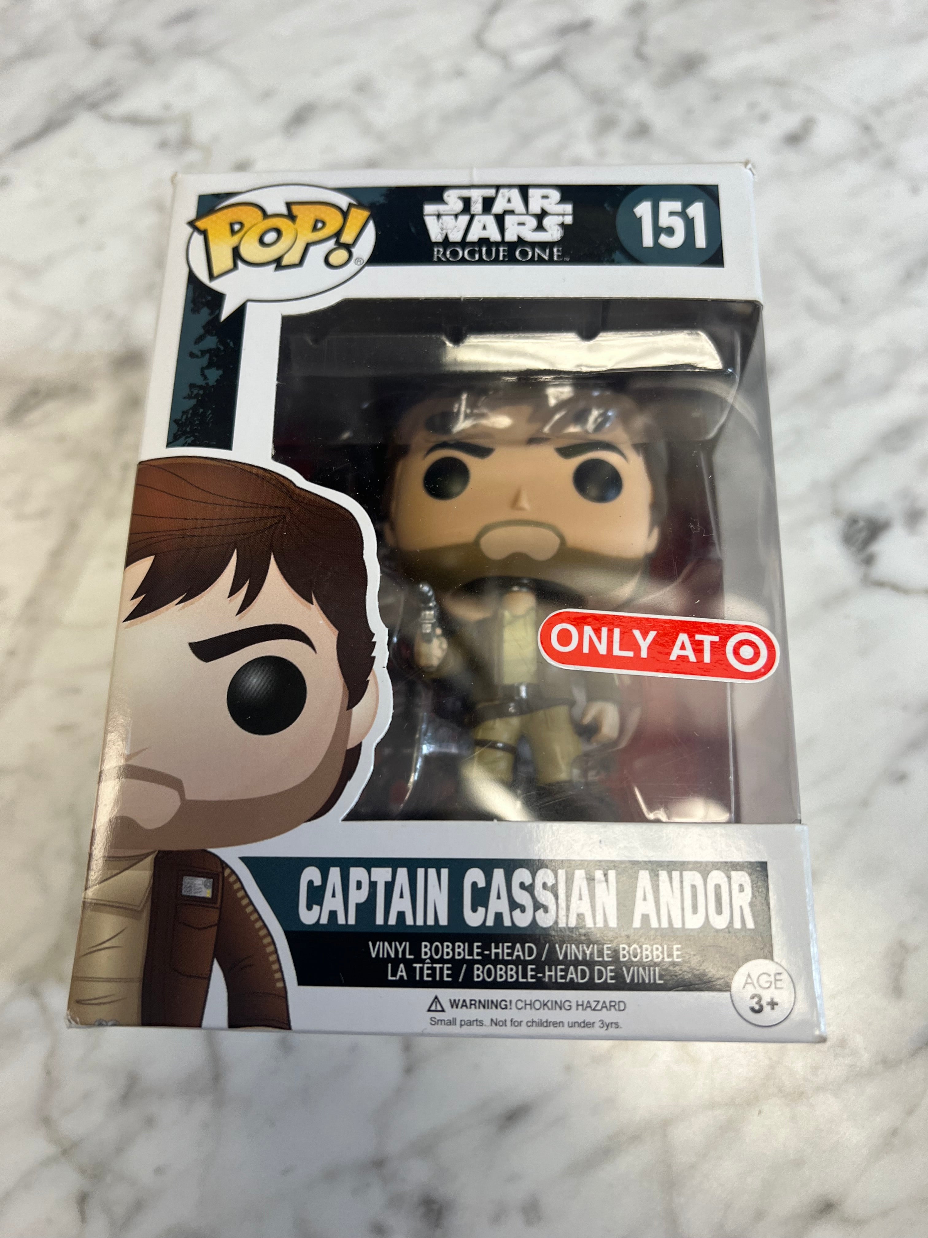 FunkoPop!151 CAPTAIN CASSIAN ANDER 限定版 Funko Pop! Vinyl: Star Wars Captain Cassian Andor Target