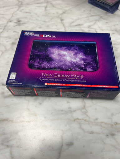 New Nintendo 3DS XL Galaxy Style Box and inserts only