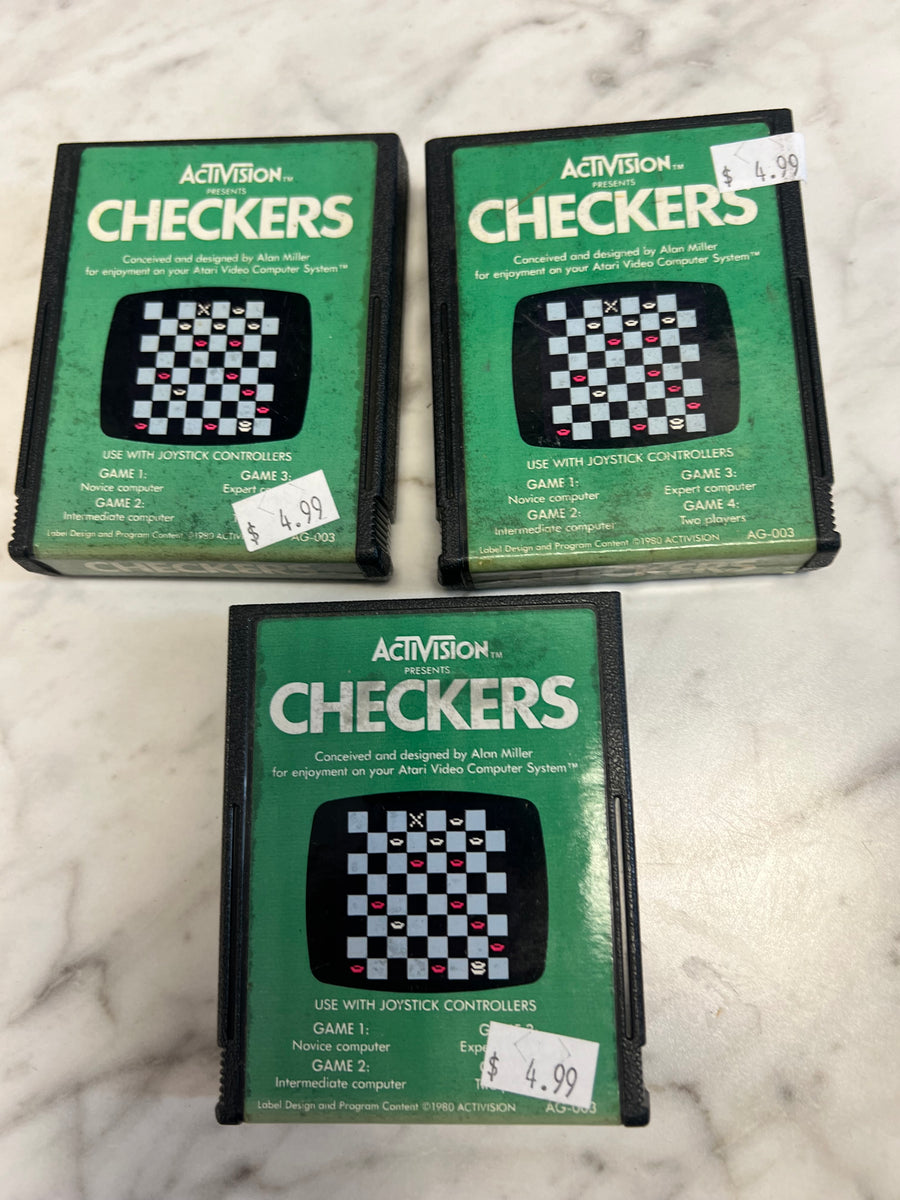 Checkers - Atari 2600 DU72924 – Core Gaming