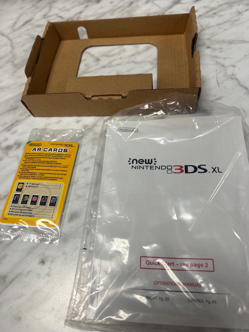 New Nintendo 3DS XL Galaxy Style Box and inserts only