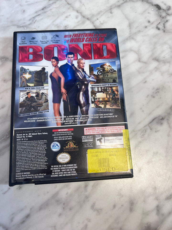 007 Everything or Nothing Nintendo Gamecube CASE ONLY  CO102425