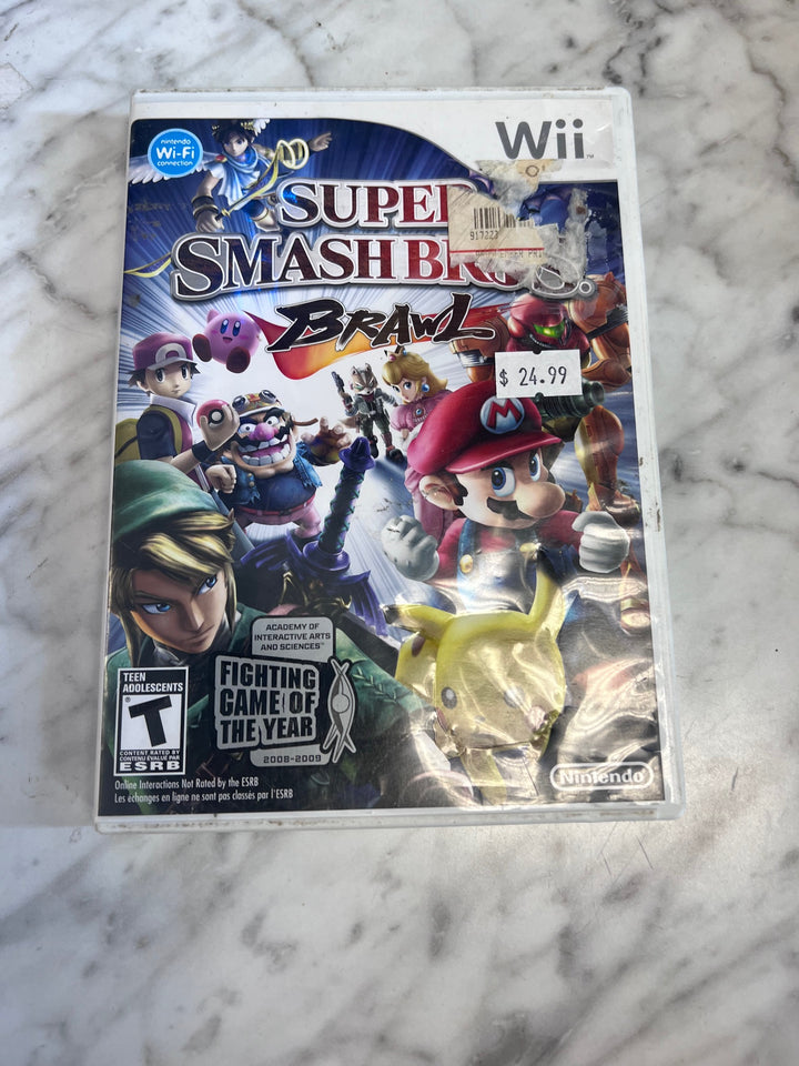 Super Smash Brawl Nintendo Wii CASE ONLY  CO102425