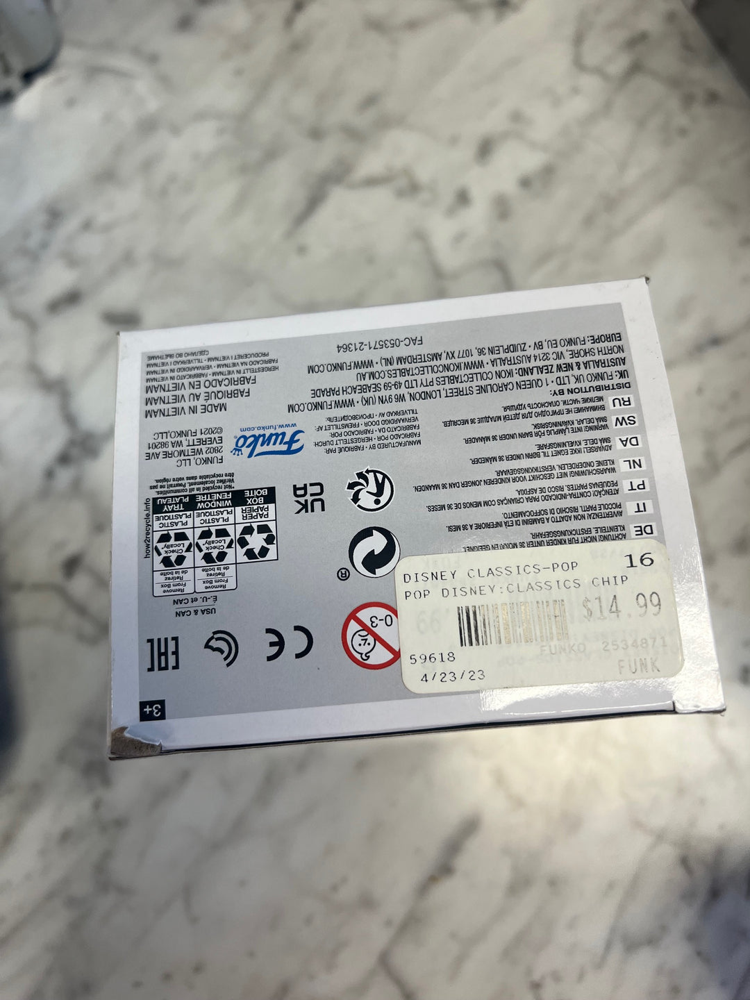 Funko Pop! Chip #1193 Disney Mickey and Friends P72325