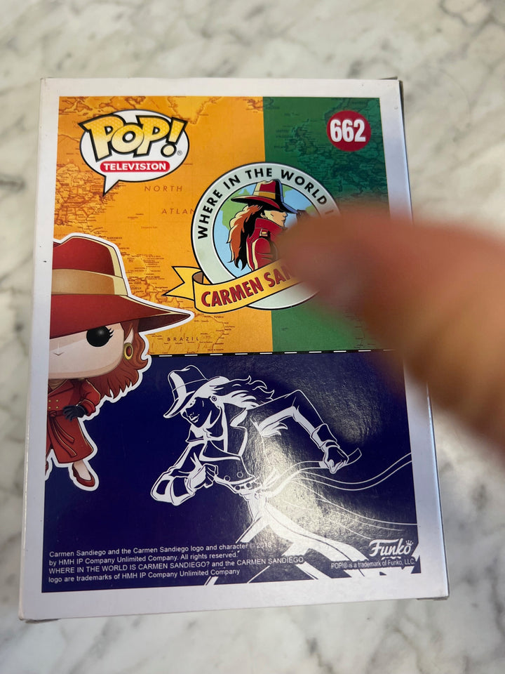 Funko Pop! Television Carmen Sandiego #662 Where in the World Is P72325