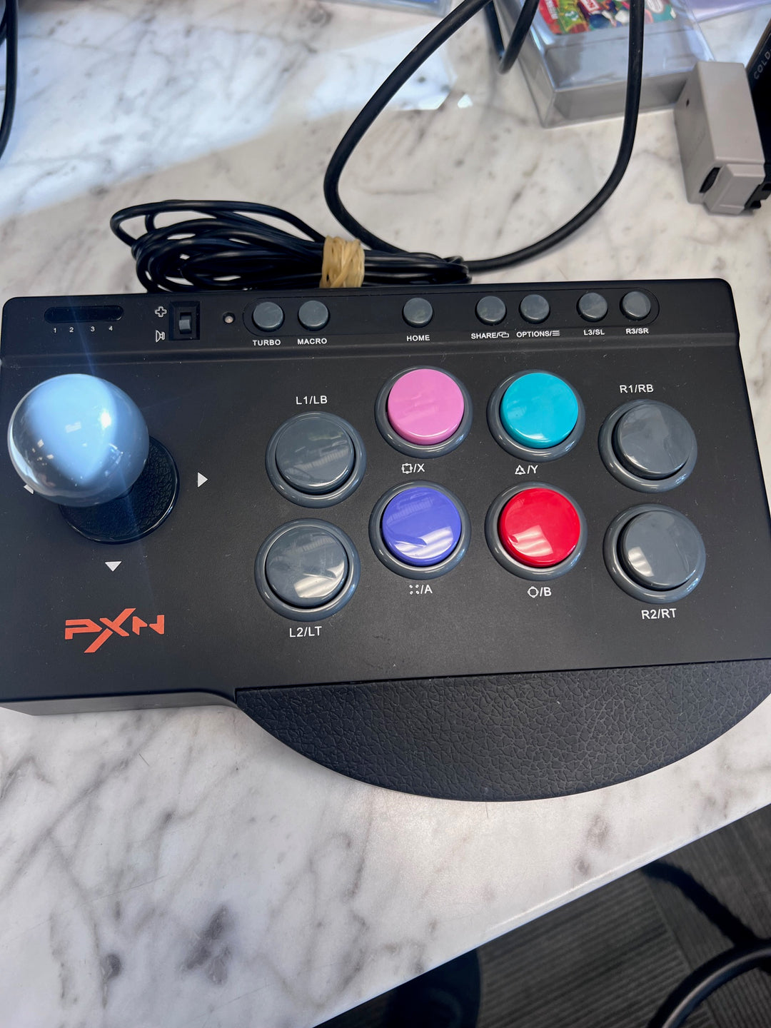 PXN 0082 USB Arcade Fight Stick / Joystick For Android Switch Xbox PS4 Windows UA102525