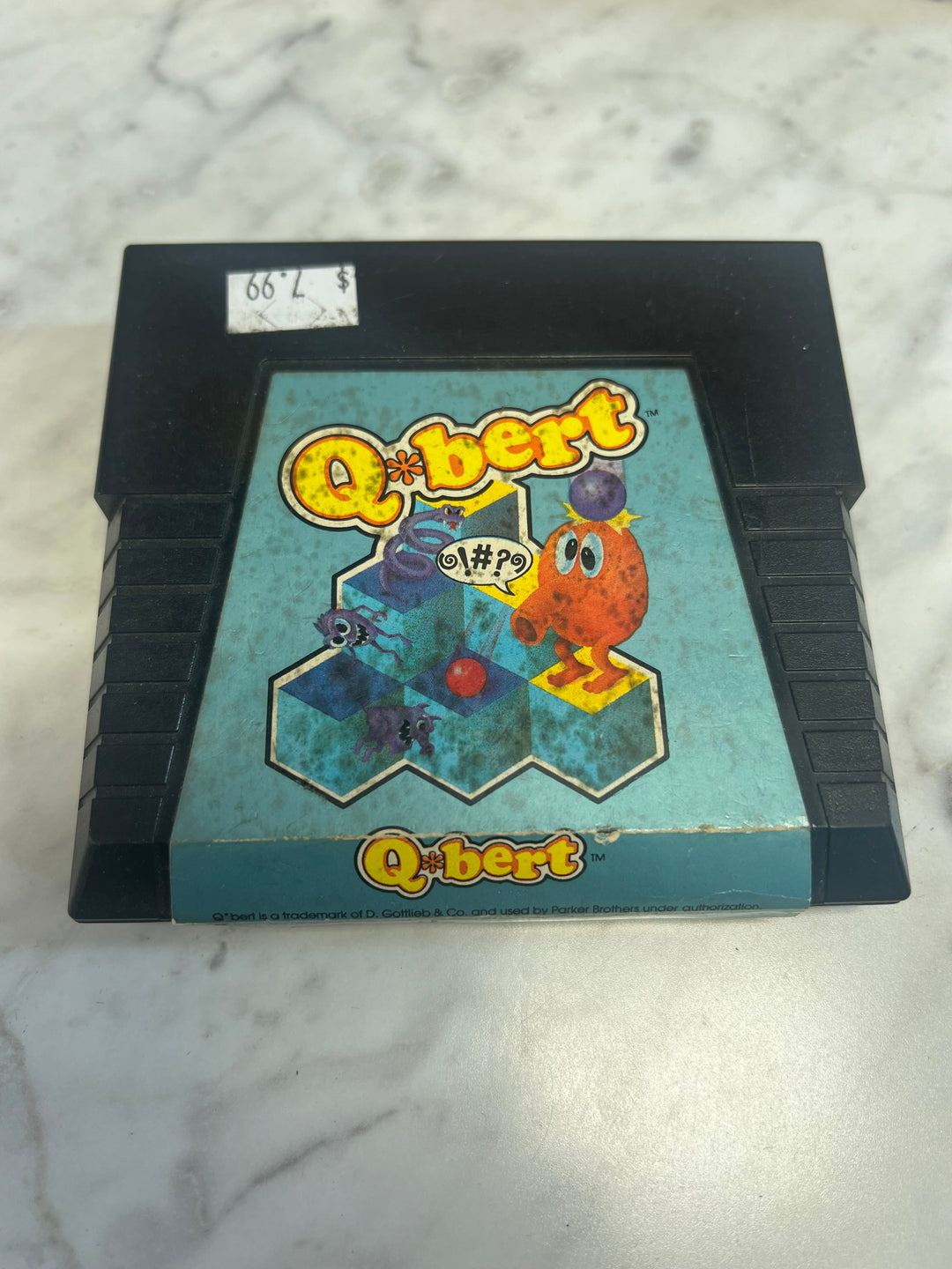 Q*Bert for Atari 5200 Cartridge Only Untested DU7324