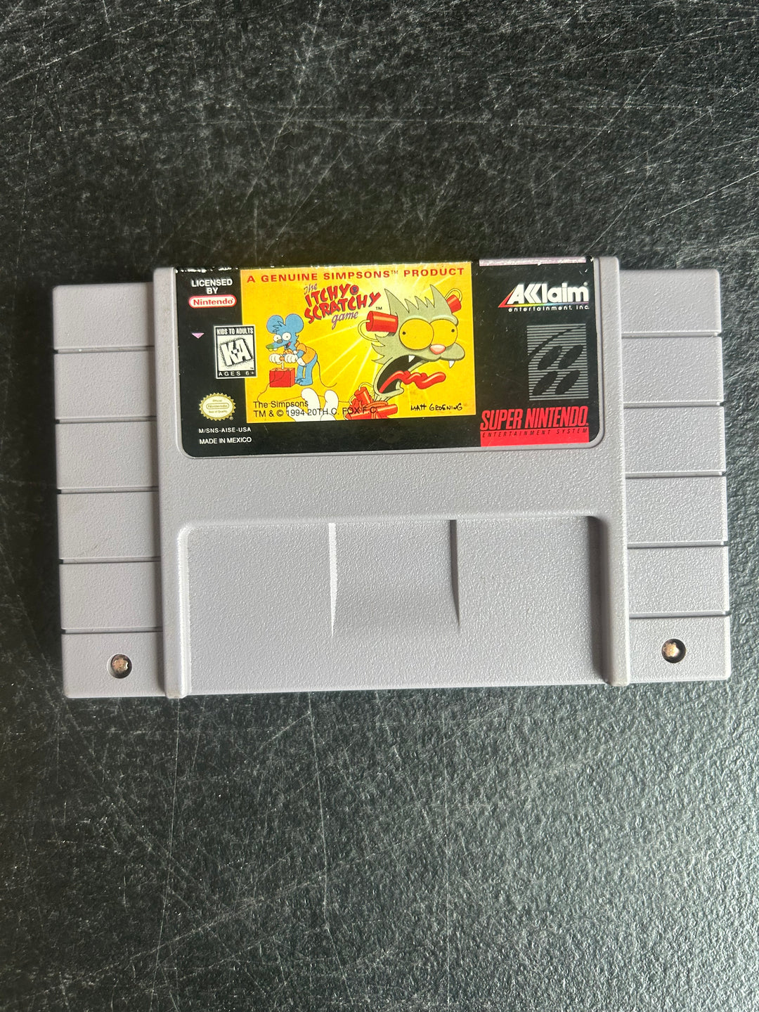 The Itchy and Scratchy Game - SNES NI32626