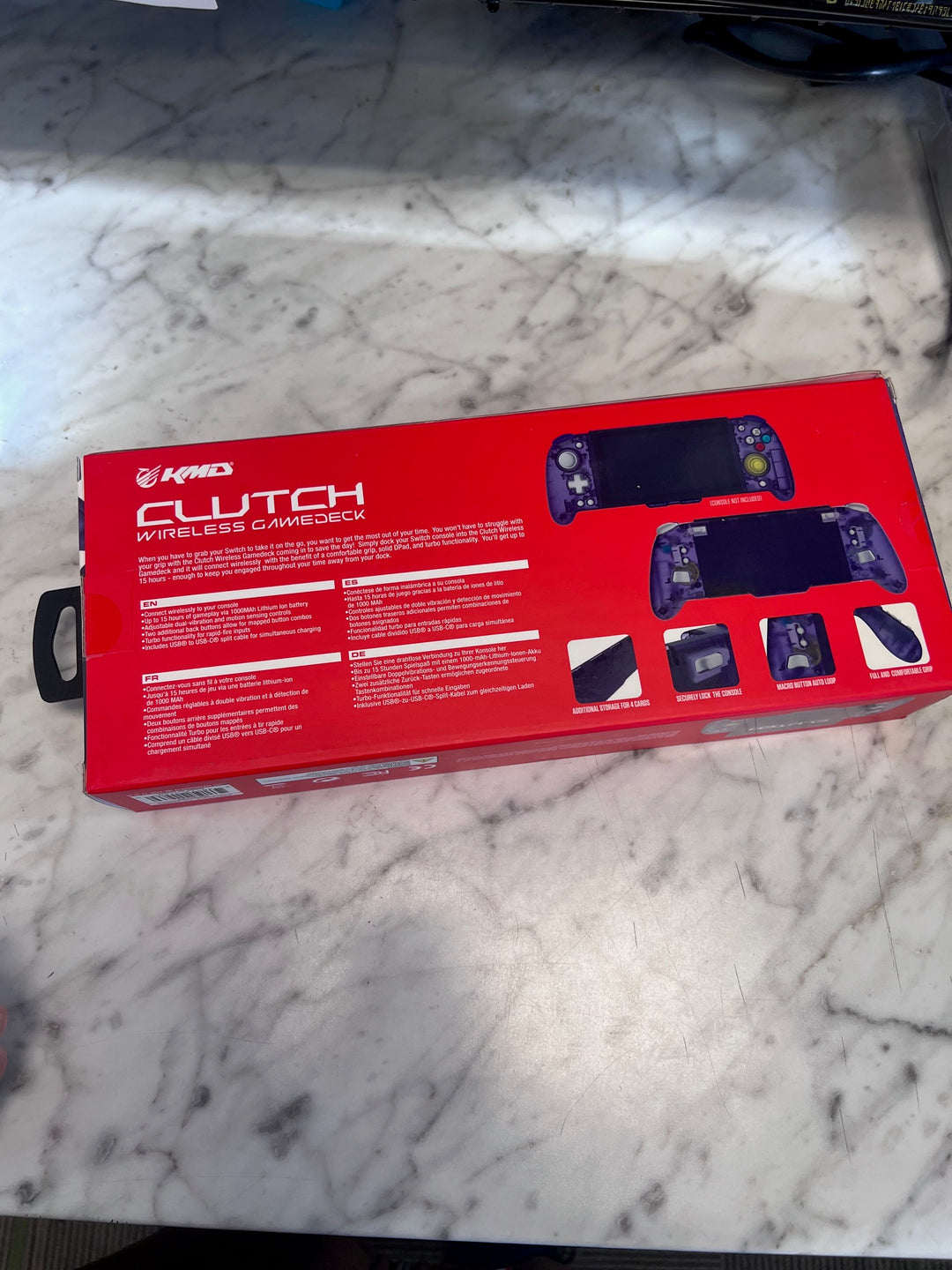 KMD Clutch Wireless Handheld Joypad Controller for Switch Purple NA102525