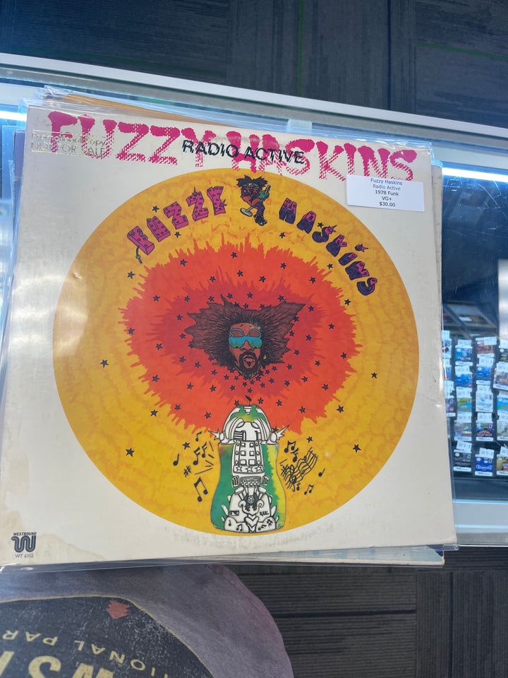 Fuzzy Haskins - Radio Active (VG+) Condition Vinyl Record UVR82825