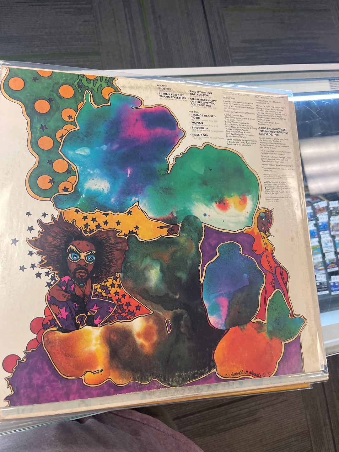 Fuzzy Haskins - Radio Active (VG+) Condition Vinyl Record UVR82825