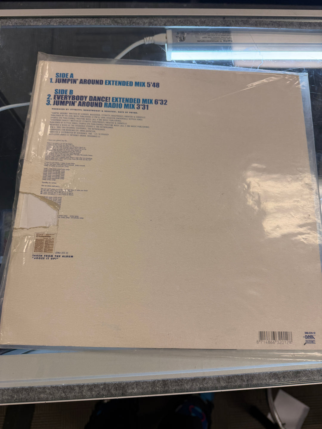 DJ Boozywoozy - Jumpin Around (NM) Vinyl Record VR122925