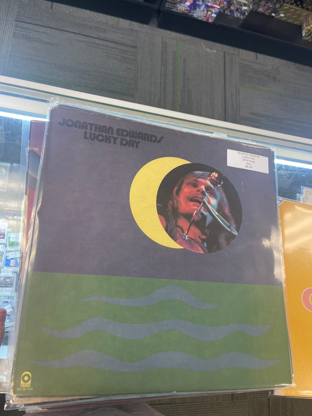 Jonathan Edwards - Lucky Day (VG+) Condition Vinyl Record UR91125