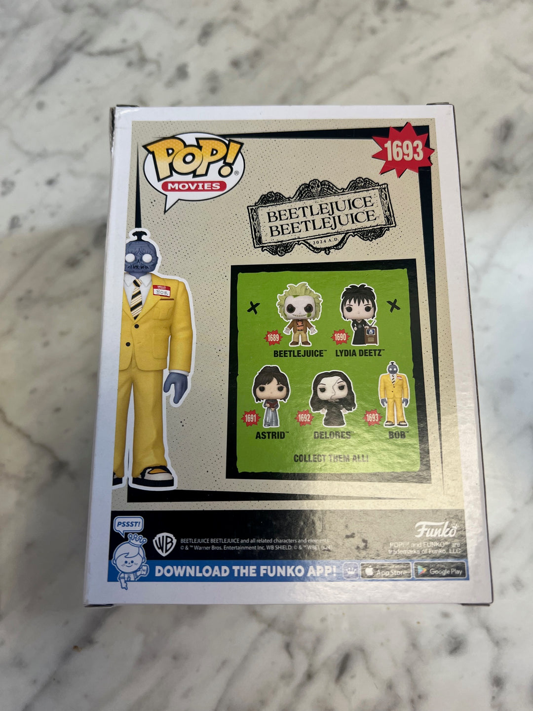 Funko Pop! Bob #1693 Beetlejuice Beetlejuice  P72325