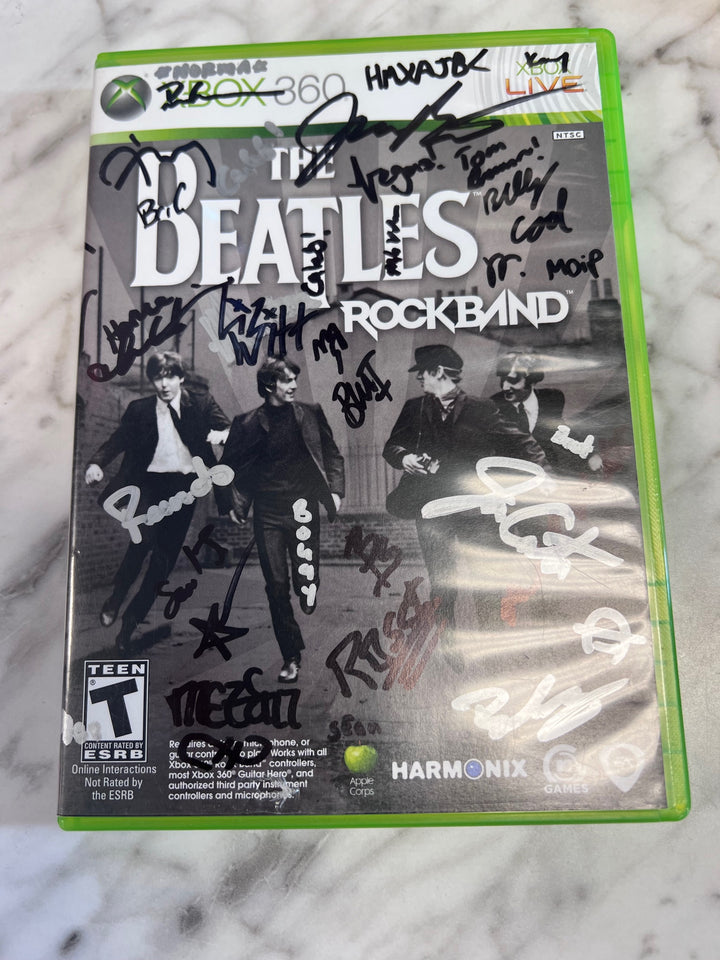 Signed by the Harmonix Dev team! The Beatles Rock Band Xbox 360 (No COA Sorry) UT102425