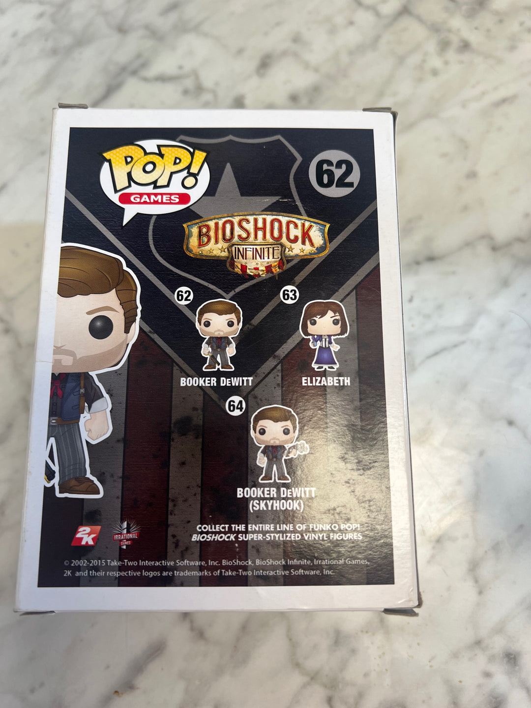 Funko Pop! Booker Dewitt #62 Bioshock Infinite  P72325