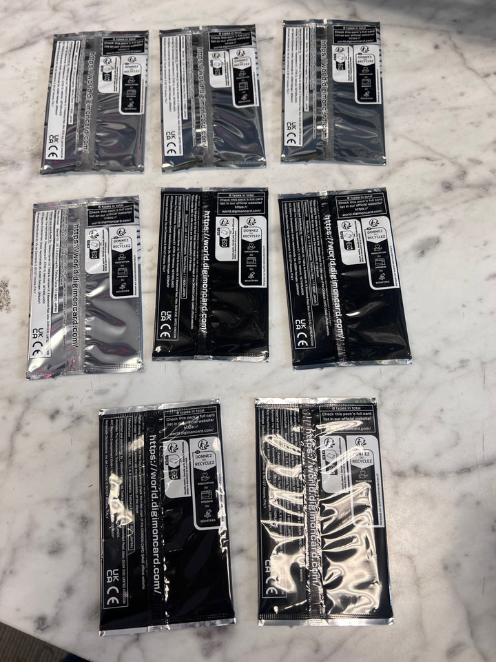 Lot of 8 NEW SEALED Digimon Card Game Tournament Pack 13 and 2025 Vol 1   NC102425