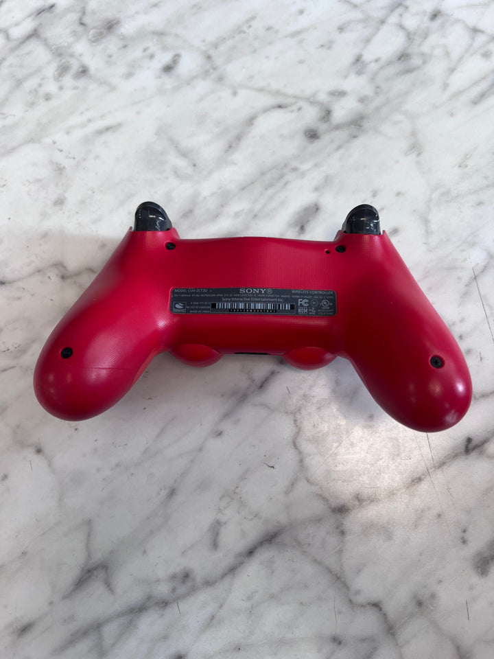 BROKEN FOR PARTS ONLY Red Dual Shock 4 Right Stick Stuck Down BR102425