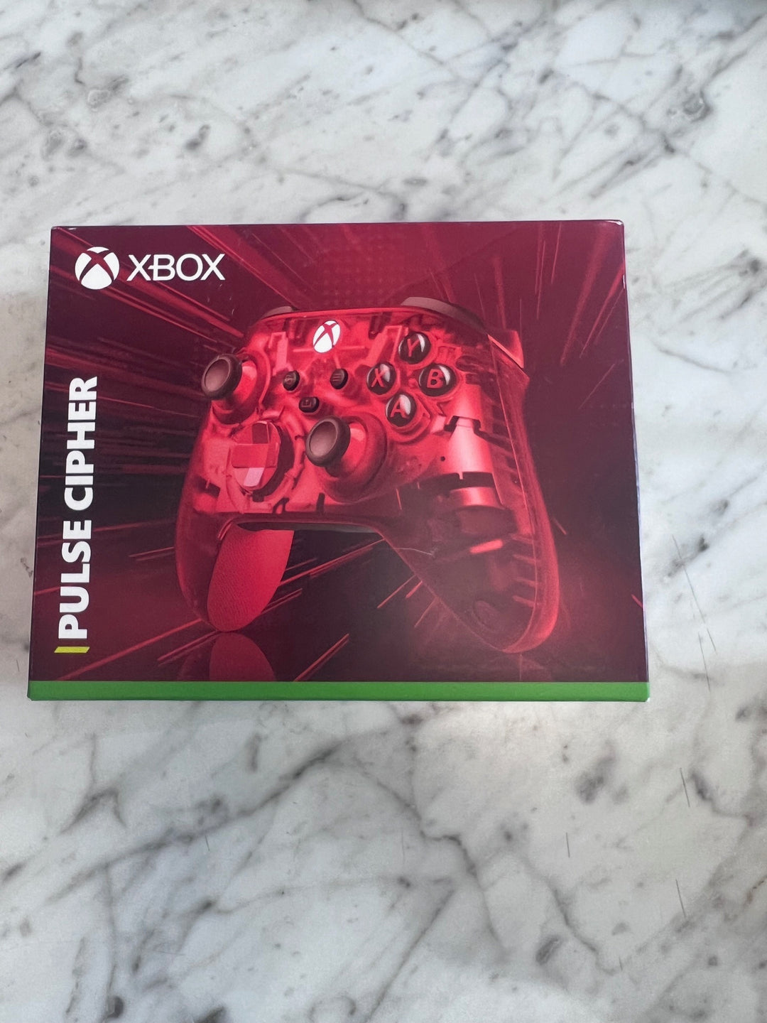 BROKEN FOR PARTS ONLY Pulse Cipher Translucent Red Xbox One Controller BR102425